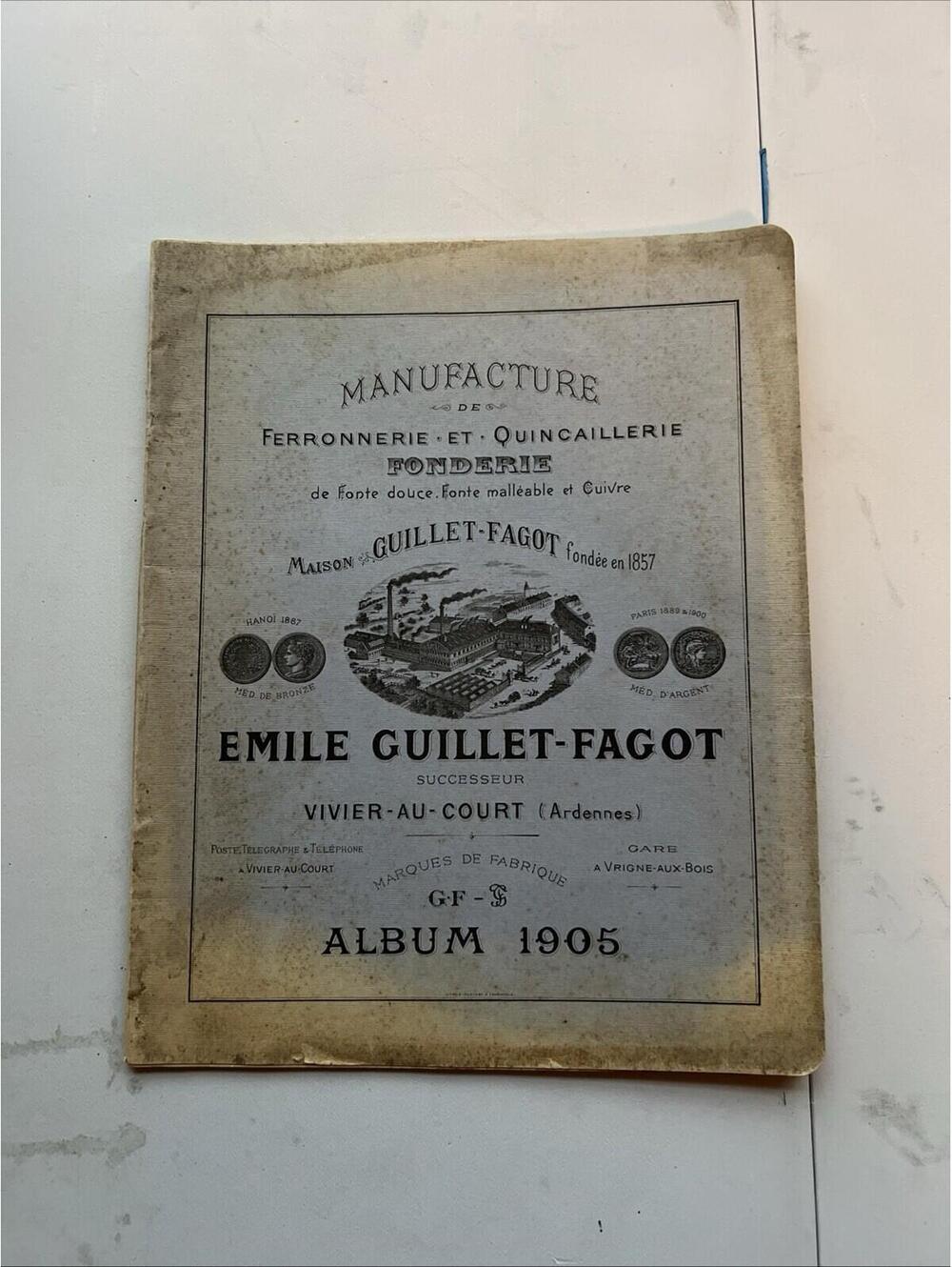 Rare 1905 French Ironworks Foundry Catalogue Emile Guillette Fargot